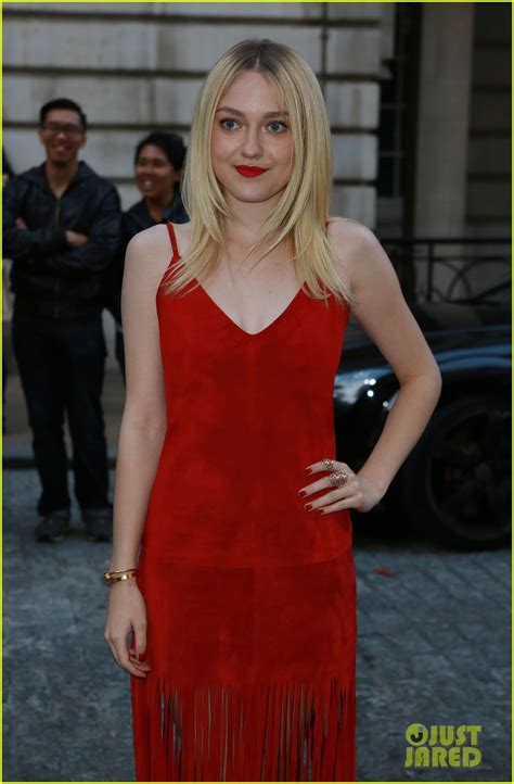 hot dakota fanning|Dakota Fanning was red hot in a Dolce & Gabbana satin dress for her.